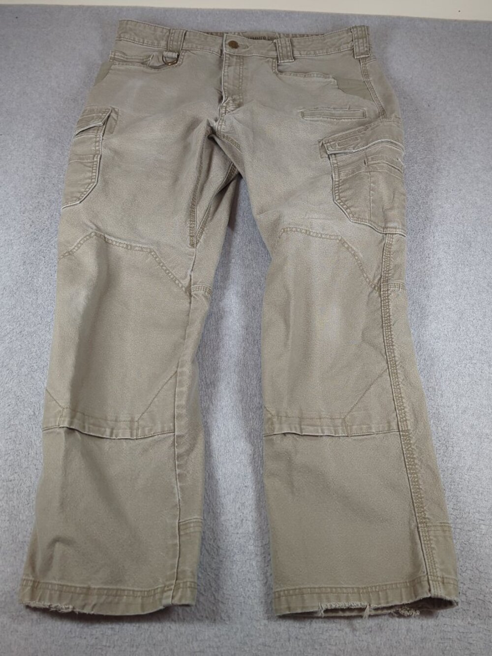 Noble Outfitters Hammer Drill Canvas Cargo Pants Mens 38x32 (Fit 38x30) Workwear
